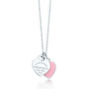 Tiffany and Co Mini Double Heart Pendant.